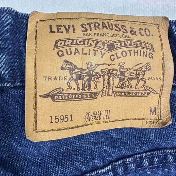 VTG Levis Orange tab Womens Relaxed Fit Tapered Leg Jeans Sz 12 Blue Denim USA - Picture 9 of 10